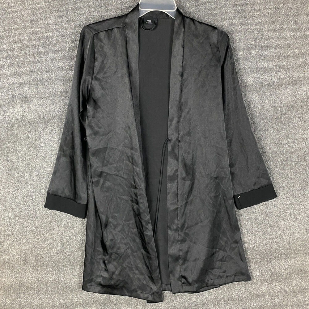 Apt. 9 Intimates Robe Women's Small 100%‎ Polyester Black S Adults